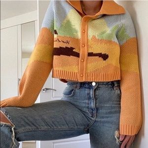 House of Sunny Daybreak Cardigan Cropped